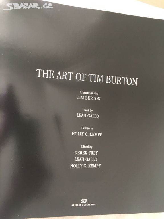 Kniha The art of Tim Burton